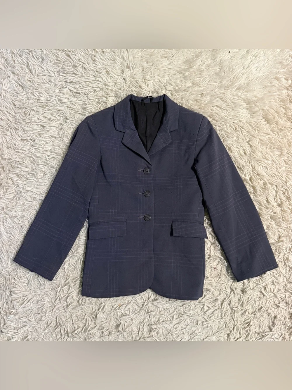 Child’s Size 10R Plaid Tuffrider Horseback Riding Show Coat